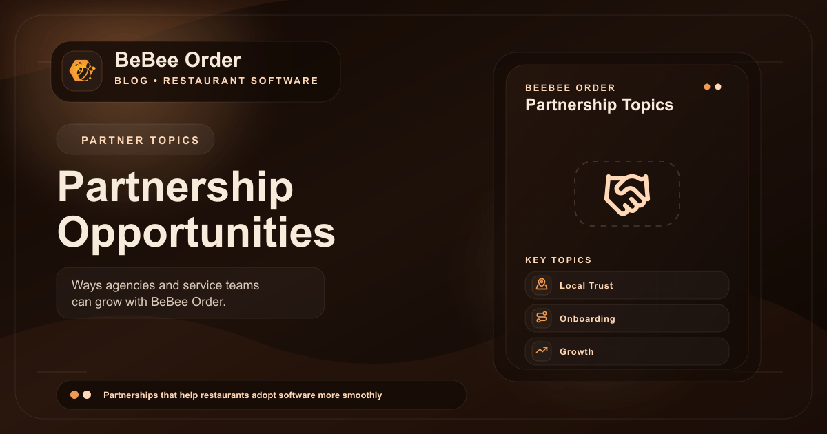 ပူးပေါင်းဆောင်ရွက်မှု အမျိုးအစားအတွက် BeBee Order ဘလော့ပုံ